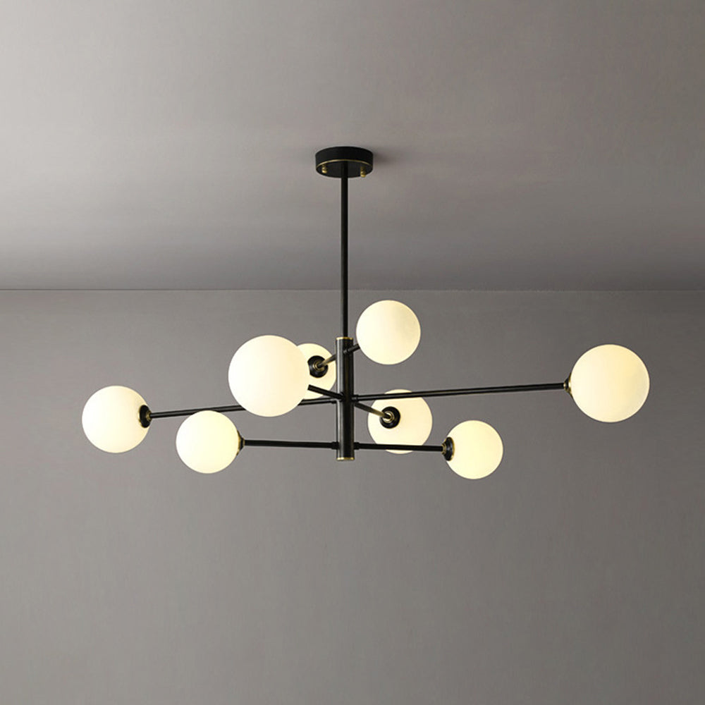 Suspension Luminaire Cuivre/Verre | Câble Réglable LED Incluse | Série Moderne