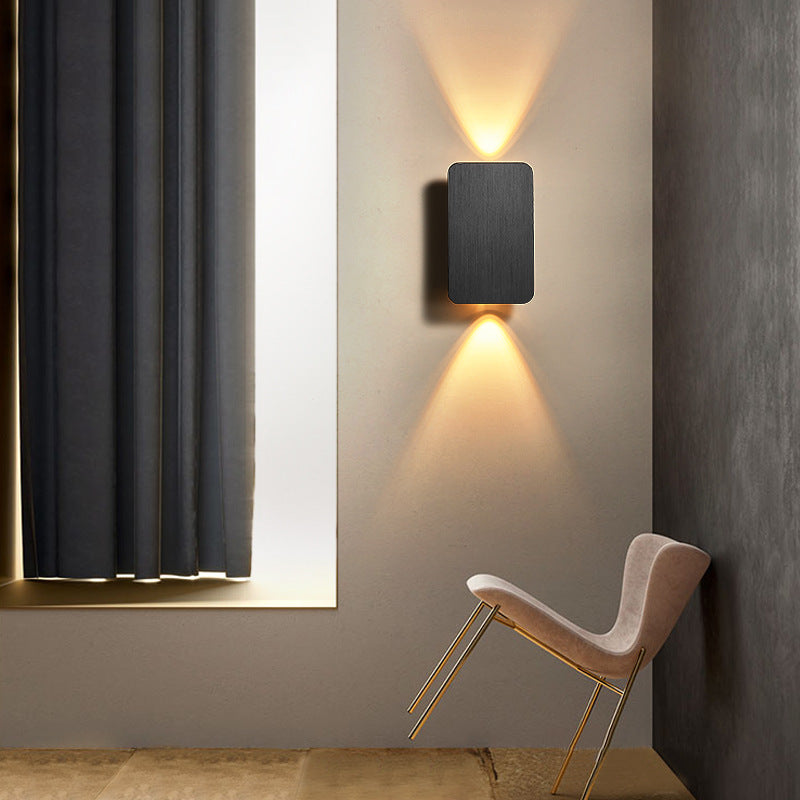 Applique Murale Moderne Métal | Ampoule LED Incluse Forme Carrée