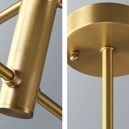 Suspension Luminaire Cuivre/Verre | Câble Réglable LED Incluse | Série Moderne