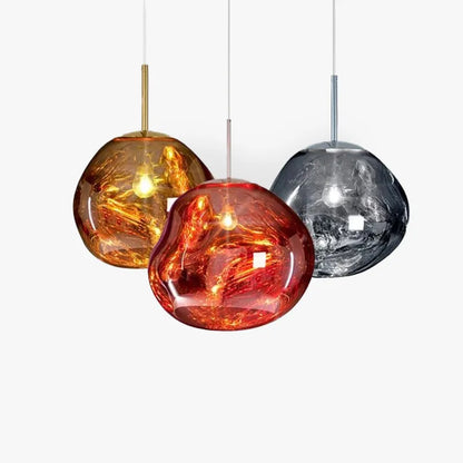Suspension Moderne Métal +Acrylique| Lumière chaude Abat-jour clair | Série Aria