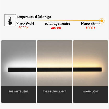 Applique Murale Extérieure LED Métal | IP65 Étanche Régable | NuitSérénité