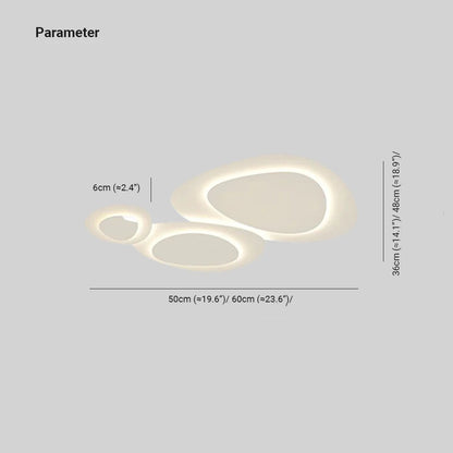 Plafonnier Nuage Métal Moderne | Lumière Réglable & LED Incluse | Série Éclat