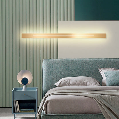 Applique Murale Linéaire Noir/Or Métal | LED Réglable IP20 | Série LumaLine