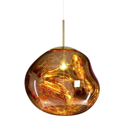 Suspension Moderne Métal +Acrylique| Lumière chaude Abat-jour clair | Série Aria