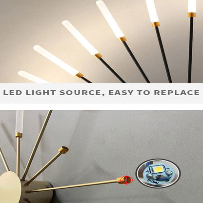 Plafonnier Feu d'Artifice Métal Moderne | LED Économe en Énergie | Éclat
