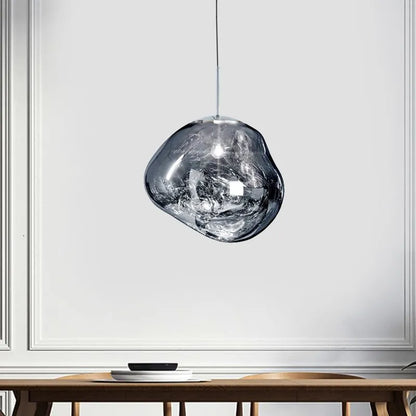 Suspension Moderne Métal +Acrylique| Lumière chaude Abat-jour clair | Série Aria