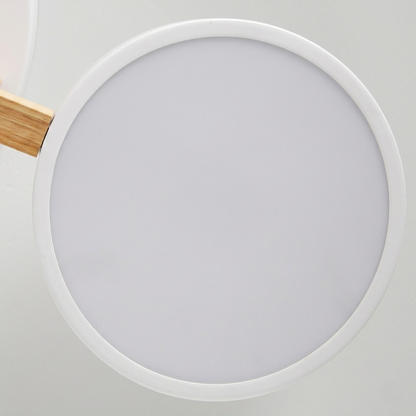 Lampe Plafond Ronde Métal | LED SMD Intégrée & Trois Têtes | Série Éclipse