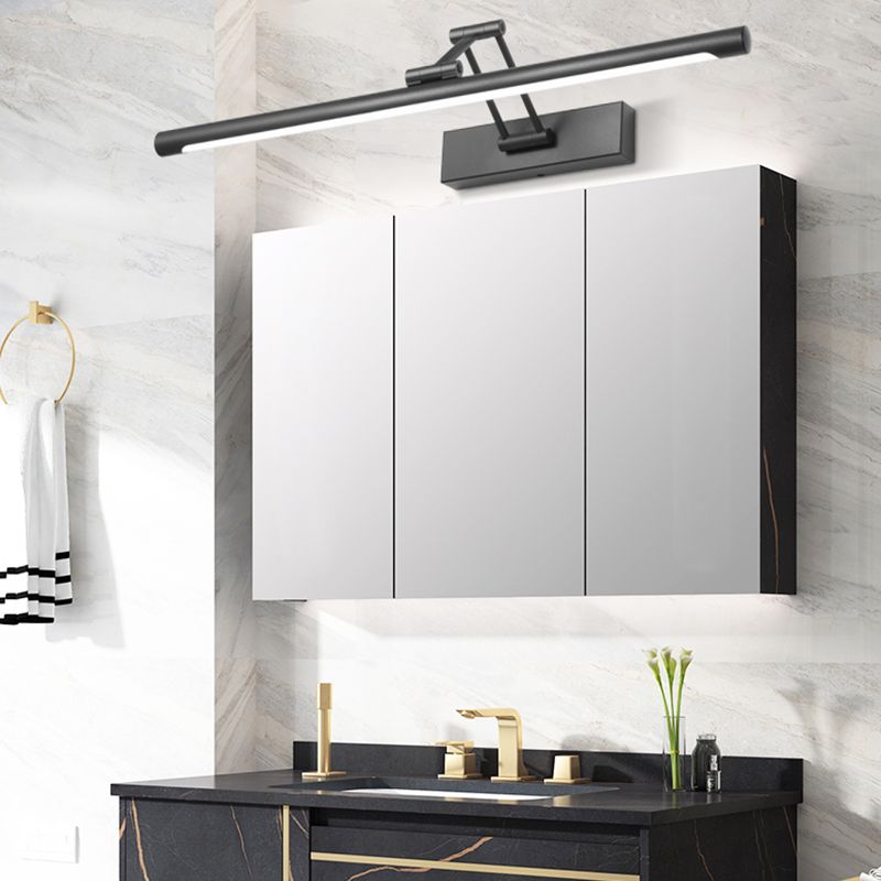 Applique Murale Linéaire Métal Noir et Blanc | Réglable en angle LED