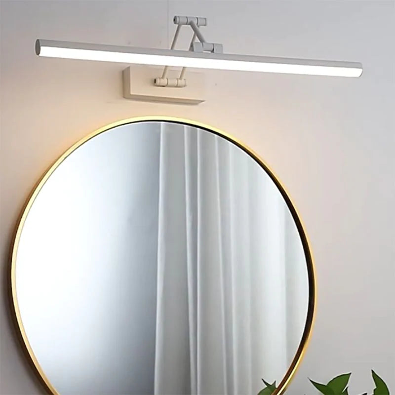 Applique Murale Linéaire Métal Noir et Blanc | Réglable en angle LED
