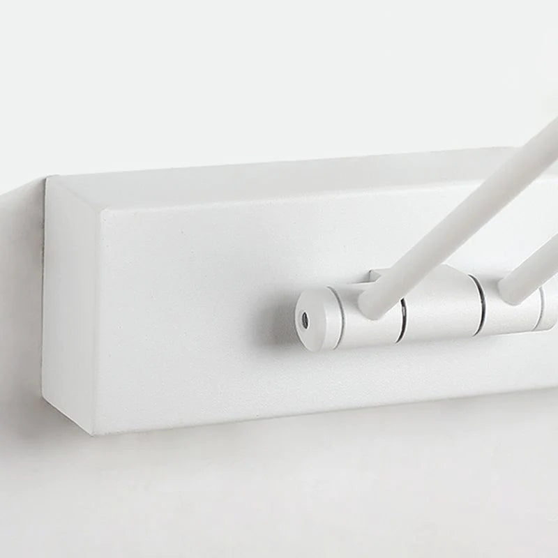 Applique Murale Linéaire Métal Noir et Blanc | Réglable en angle LED