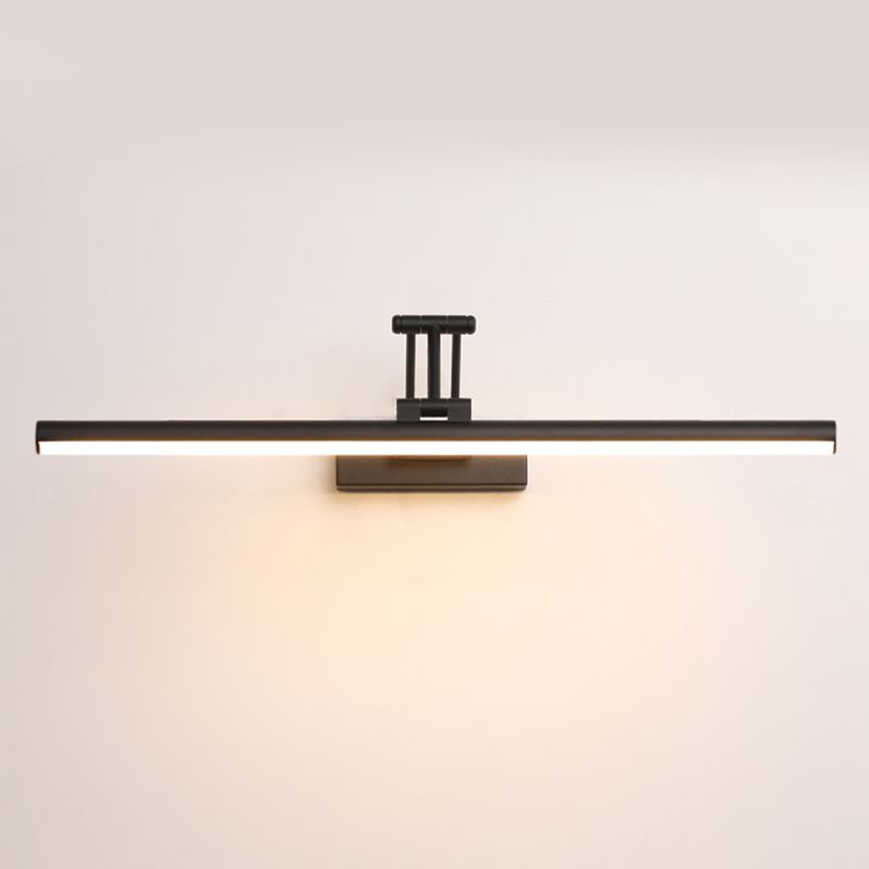 Applique Murale Linéaire Métal Noir et Blanc | Réglable en angle LED