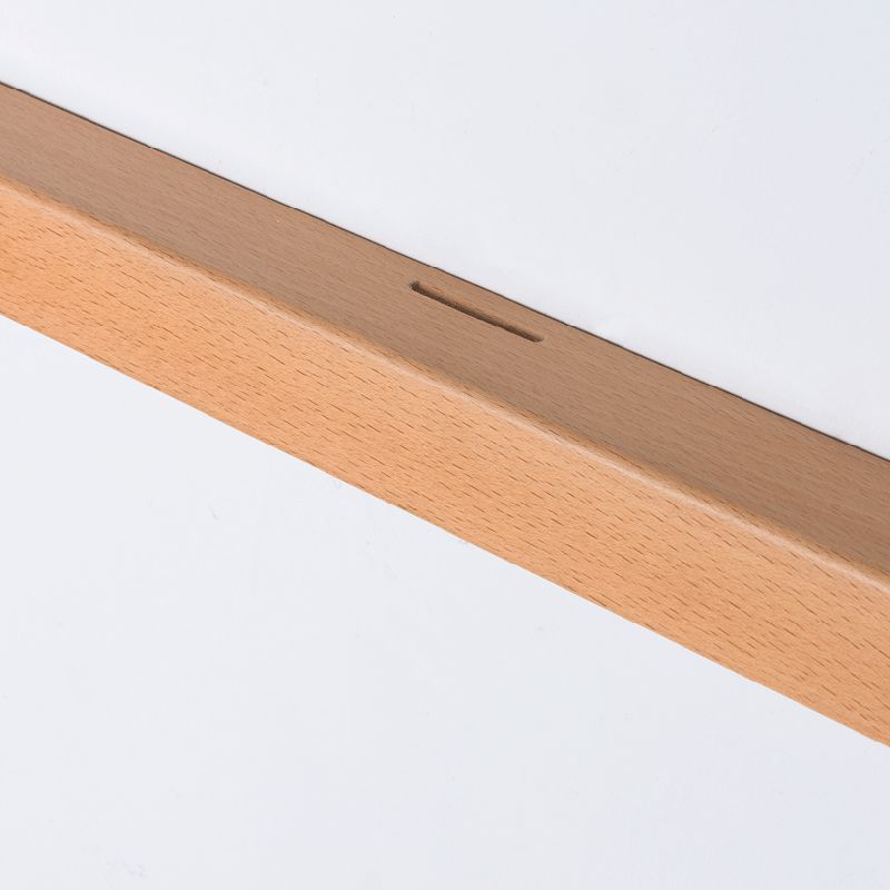 Applique Murale Linéaire Bois | LED Chaude, Montage Simple | Série Nordique