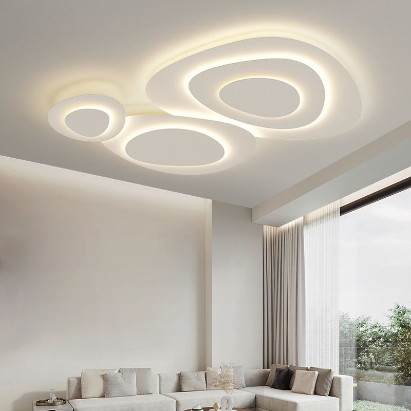Plafonnier Nuage Métal Moderne | Lumière Réglable & LED Incluse | Série Éclat