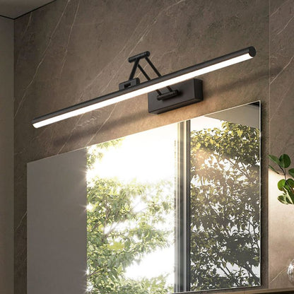 Applique Murale Linéaire Métal Noir et Blanc | Réglable en angle LED