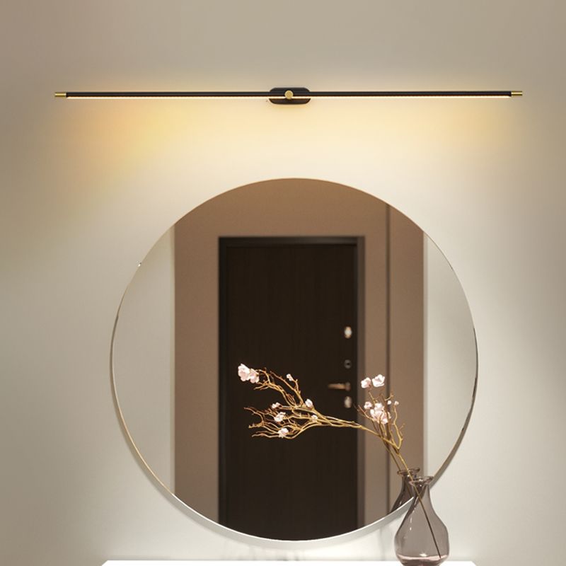 Applique Murale Linéaire Or & Noir Métal | Lumière Chaude LED | Série Lumen