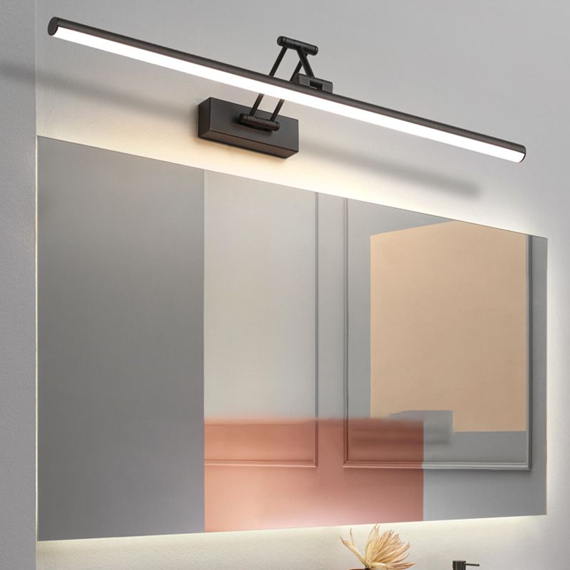 Applique Murale Linéaire Métal Noir et Blanc | Réglable en angle LED