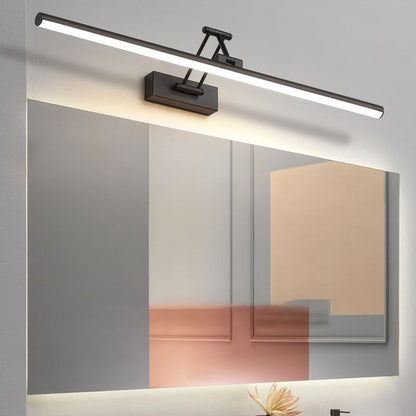 Applique Murale Linéaire Métal Noir et Blanc | Réglable en angle LED