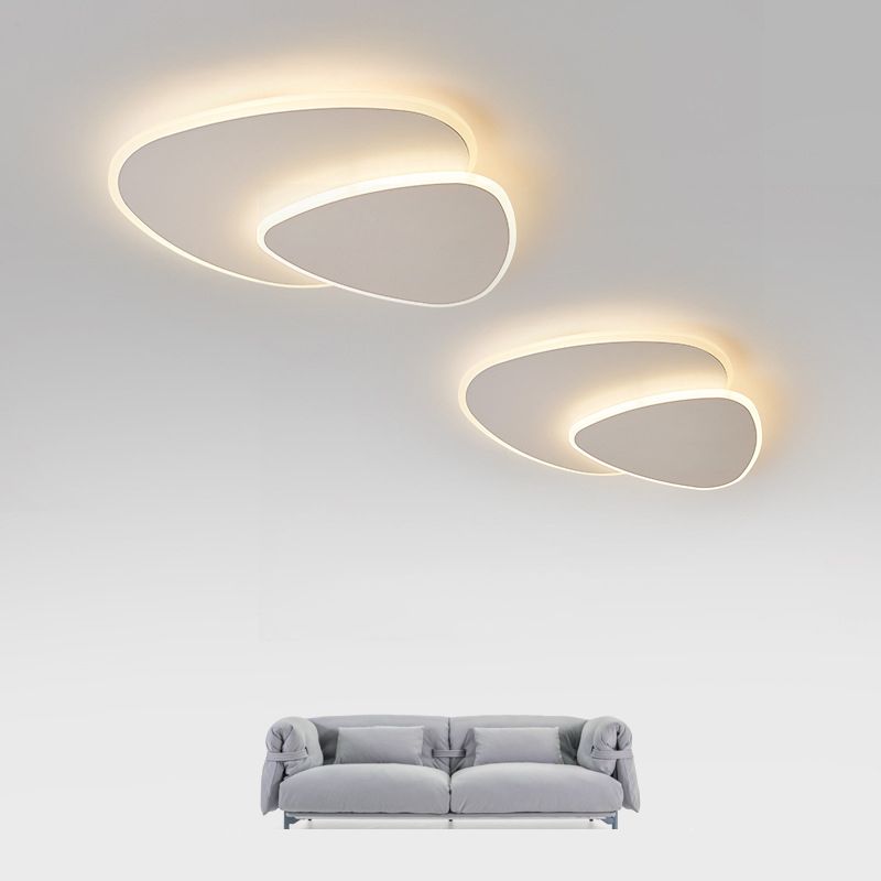 Plafonnier Triangle Moderne Métal | Dimmable 3 Températures LED | Série Aurora