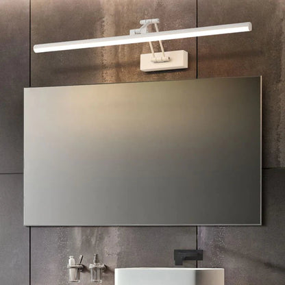 Applique Murale Linéaire Métal Noir et Blanc | Réglable en angle LED