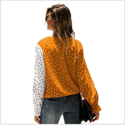 Chemisier Été Femme | Manches Longues, Col V | Série Élégance