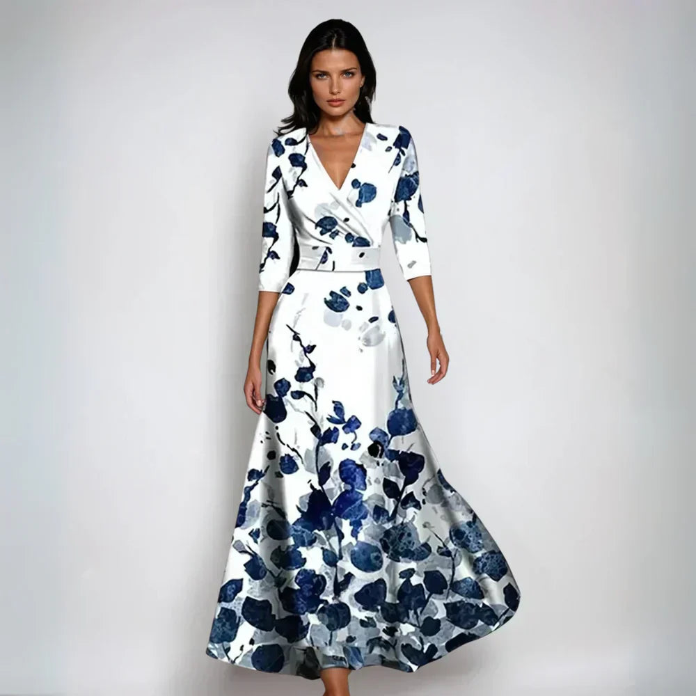 Robe Florale Délicate Coton | Coupe A-Line Confort Quotidien | Série Étoile