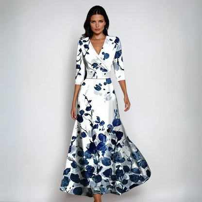 Robe Florale Délicate Coton | Coupe A-Line Confort Quotidien | Série Étoile