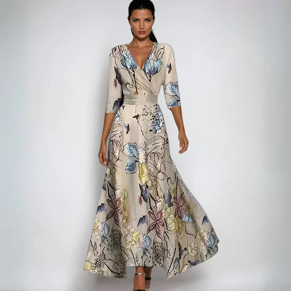 Robe Florale Délicate Coton | Coupe A-Line Confort Quotidien | Série Étoile