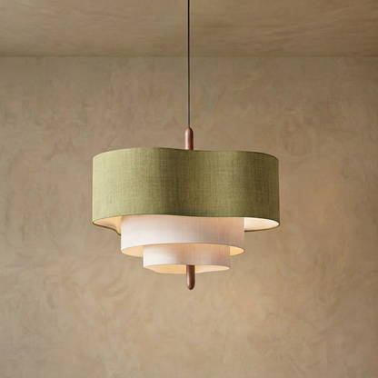 Tissu Lustre Moderne | Abat-jour rond en tissu, Inclinaison 30°