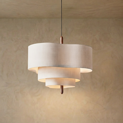 Tissu Lustre Moderne | Abat-jour rond en tissu, Inclinaison 30°