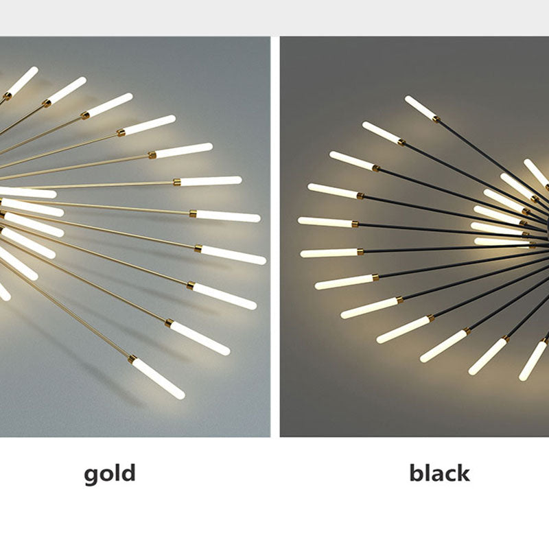 Plafonnier Feu d'Artifice Métal Moderne | LED Économe en Énergie | Éclat