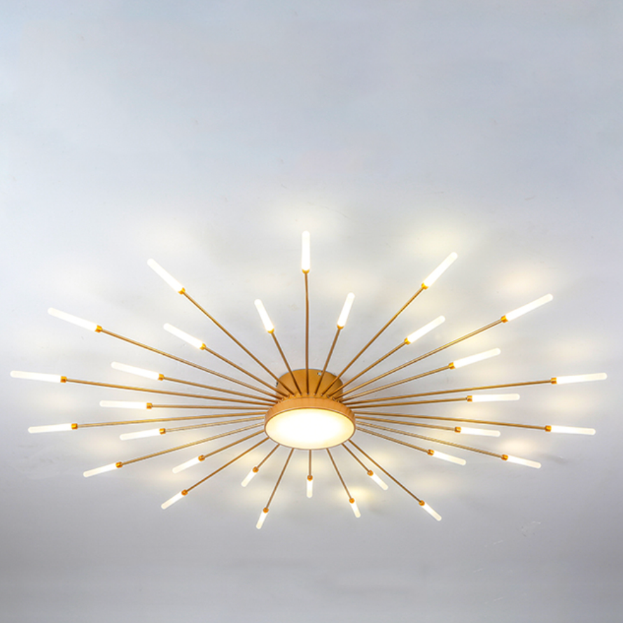 Plafonnier Feu d'Artifice Métal Moderne | LED Économe en Énergie | Éclat