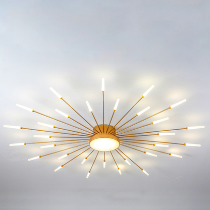 Plafonnier Feu d'Artifice Métal Moderne | LED Économe en Énergie | Éclat