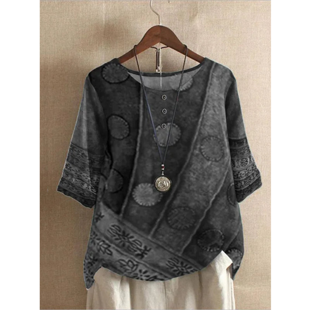 Haut Bohémien Patchwork | Respirant Léger | Série Kora Boho