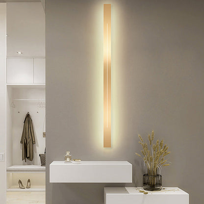 Applique Murale Linéaire Noir/Or Métal | LED Réglable IP20 | Série LumaLine