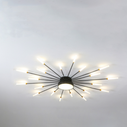 Plafonnier Feu d'Artifice Métal Moderne | LED Économe en Énergie | Éclat