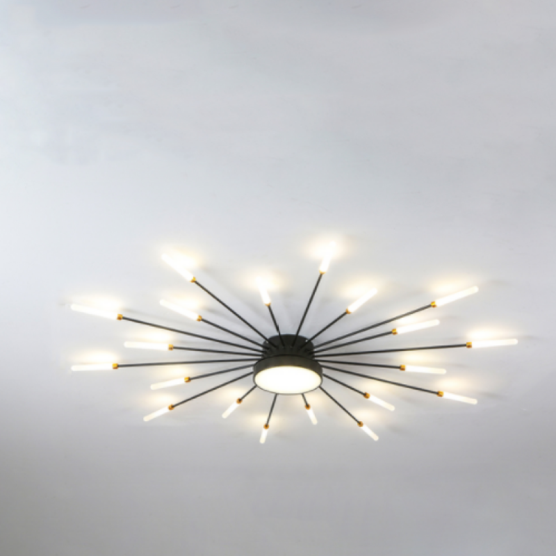 Plafonnier Feu d'Artifice Métal Moderne | LED Économe en Énergie | Éclat