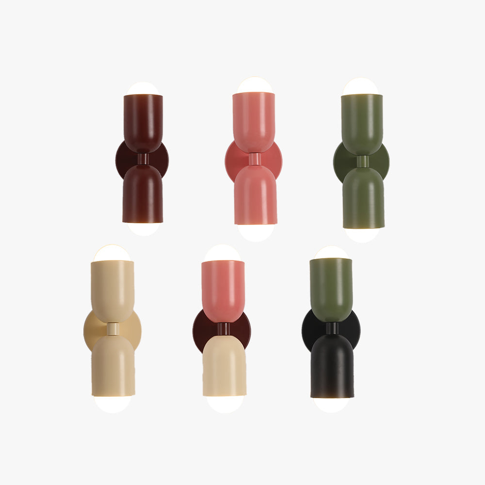 Applique Murale Cylindre Scandinave Métal | Ampoule LED Incluse | Série Kira