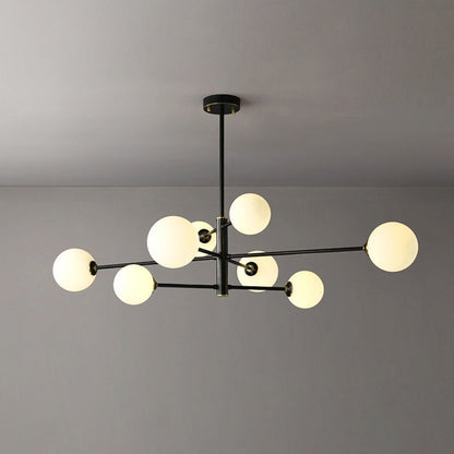 Suspension Luminaire Cuivre/Verre | Câble Réglable LED Incluse | Série Moderne