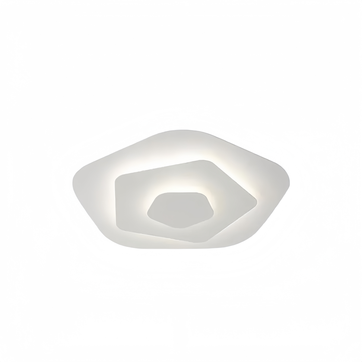 Plafonnier Ronde Scandinave | LED SMD Gradation Télécommande | Série Nord