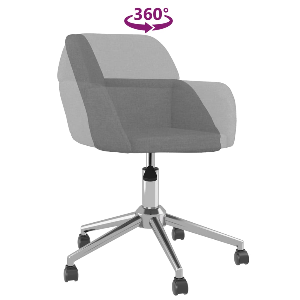 Chaise de Bureau Ergonomique | Tissu Respirant avec Hauteur Réglable | Design Minimaliste pour Confort Optimal 6