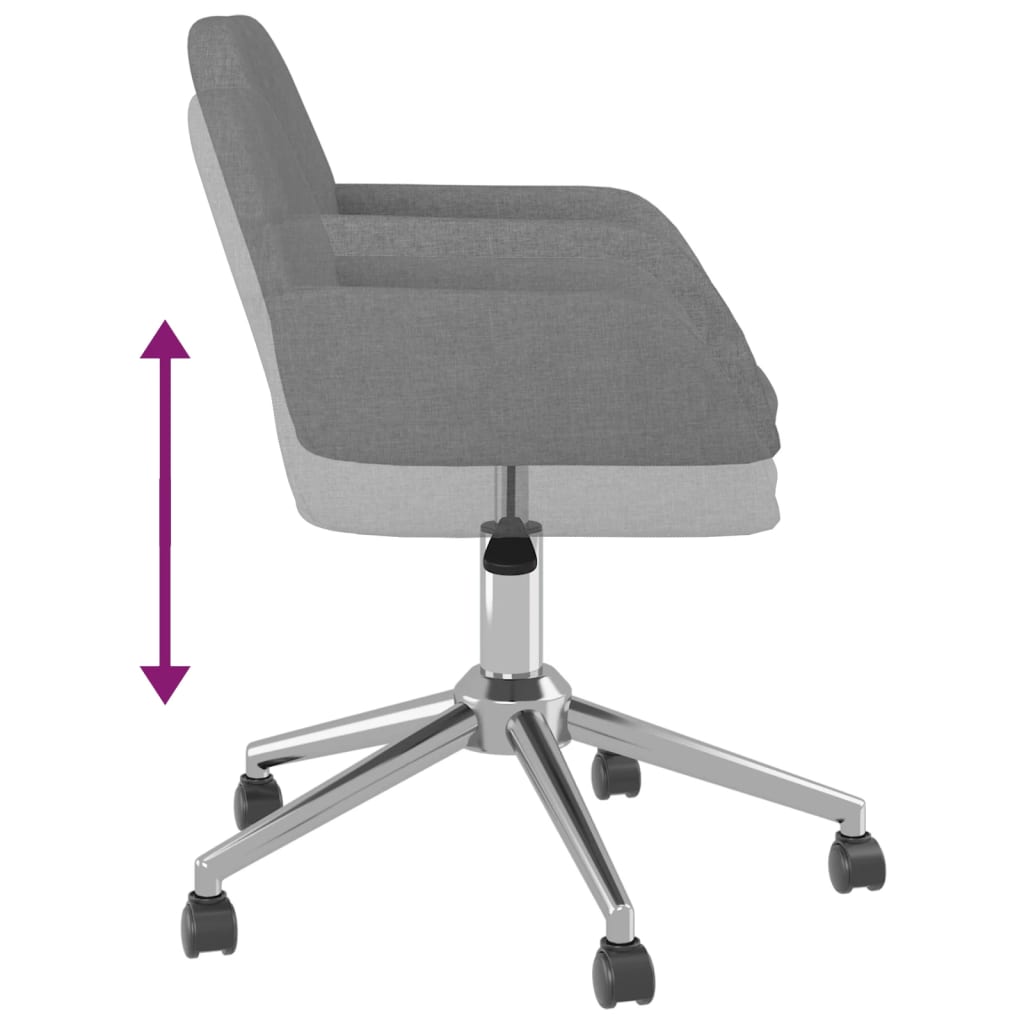 Chaise de Bureau Ergonomique | Tissu Respirant avec Hauteur Réglable | Design Minimaliste pour Confort Optimal 7
