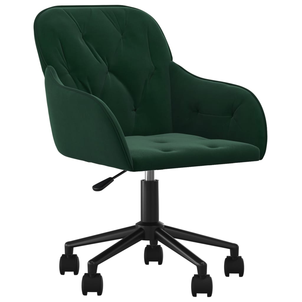Chaise de Bureau Pivotante en Velours avec Hauteur Réglable | Confort Élégant pour Votre Espace de Travail 2