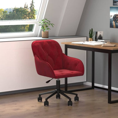 Chaise de Bureau Pivotante en Velours avec Hauteur Réglable | Confort Élégant pour Votre Espace de Travail 15
