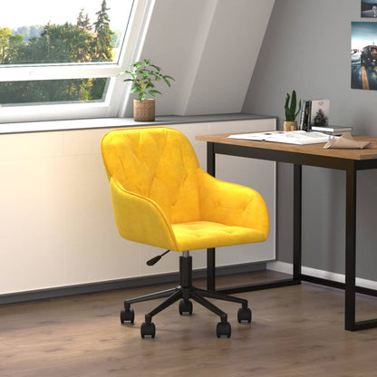 Chaise de Bureau Pivotante en Velours avec Hauteur Réglable | Confort Élégant pour Votre Espace de Travail 17