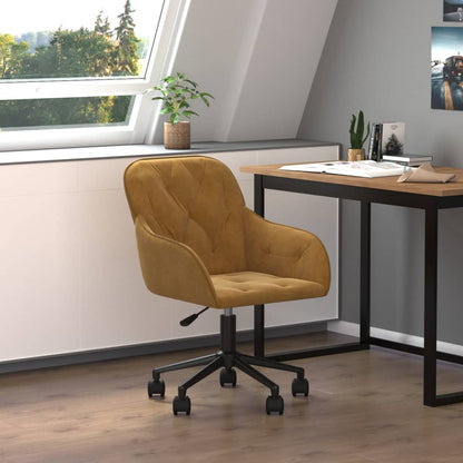 Chaise de Bureau Pivotante en Velours avec Hauteur Réglable | Confort Élégant pour Votre Espace de Travail 18