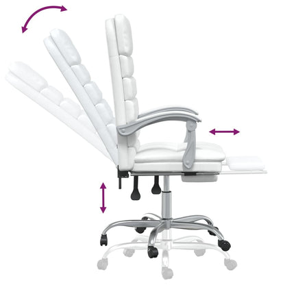 Fauteuil de Bureau Ergonomique en Similicuir avec Fonction de Massage | Confort Optimal pour un Espace de Travail Élégant 8