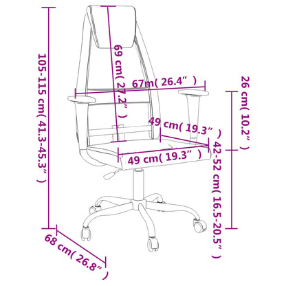 Chaise de Bureau Ergonomique Réglable en Hauteur avec Tissu en Maille | Confort Optimal pour le Travail 9