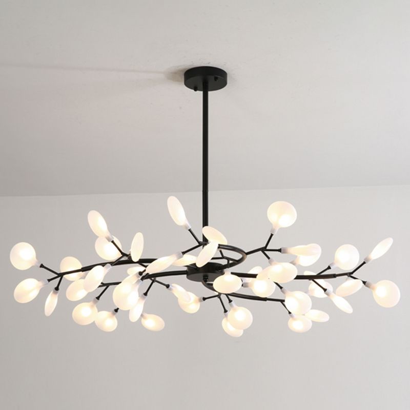 Nordique Suspension Métal Noir/Or | Câble Réglable, LED Fournies | Série Éclat