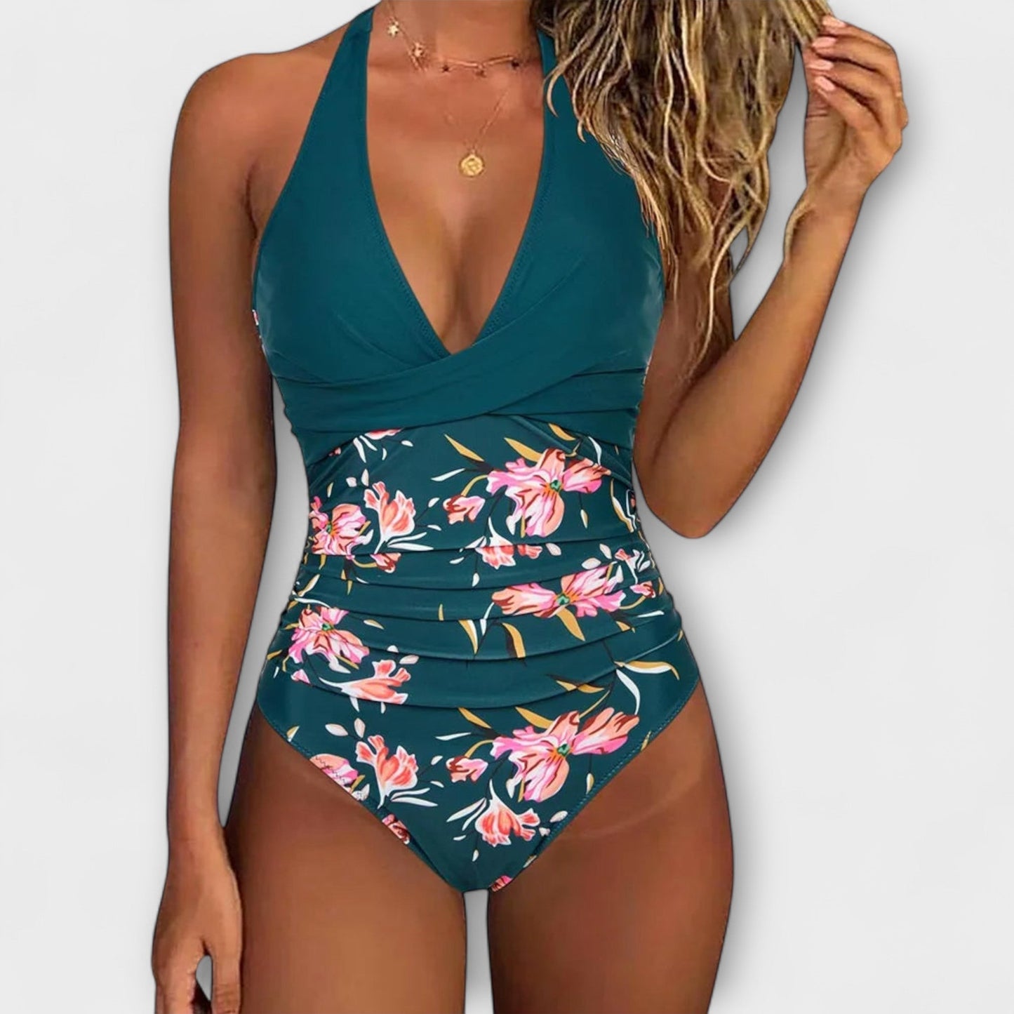 Maillot de bain femme Élégant | Décolleté en V, Séchage rapide