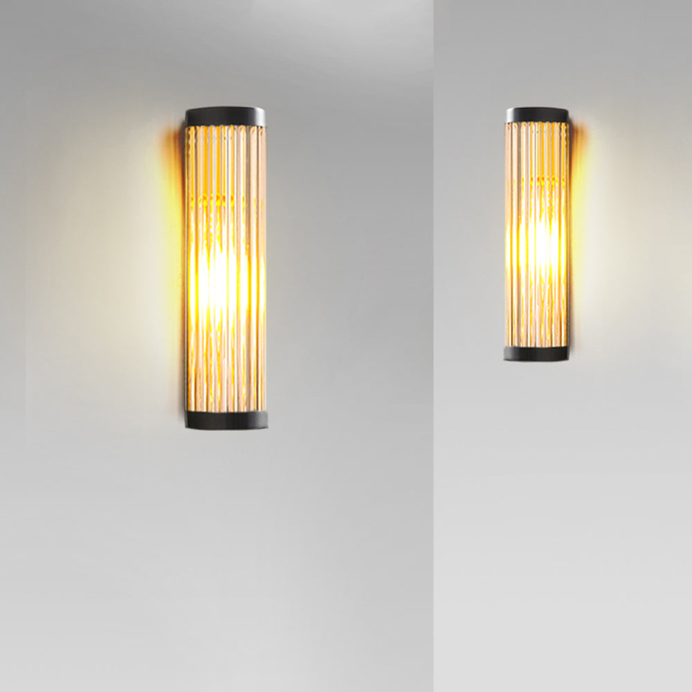 Lampe Murale Extérieure Métal/Verre | IP65 Étanche | LED Ambre | Série Yoru
